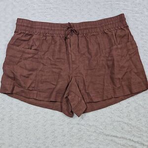 Athleta Cabo Linen 4" Short Womens Size 24  Hearth Rose Summer Comfort Lounge